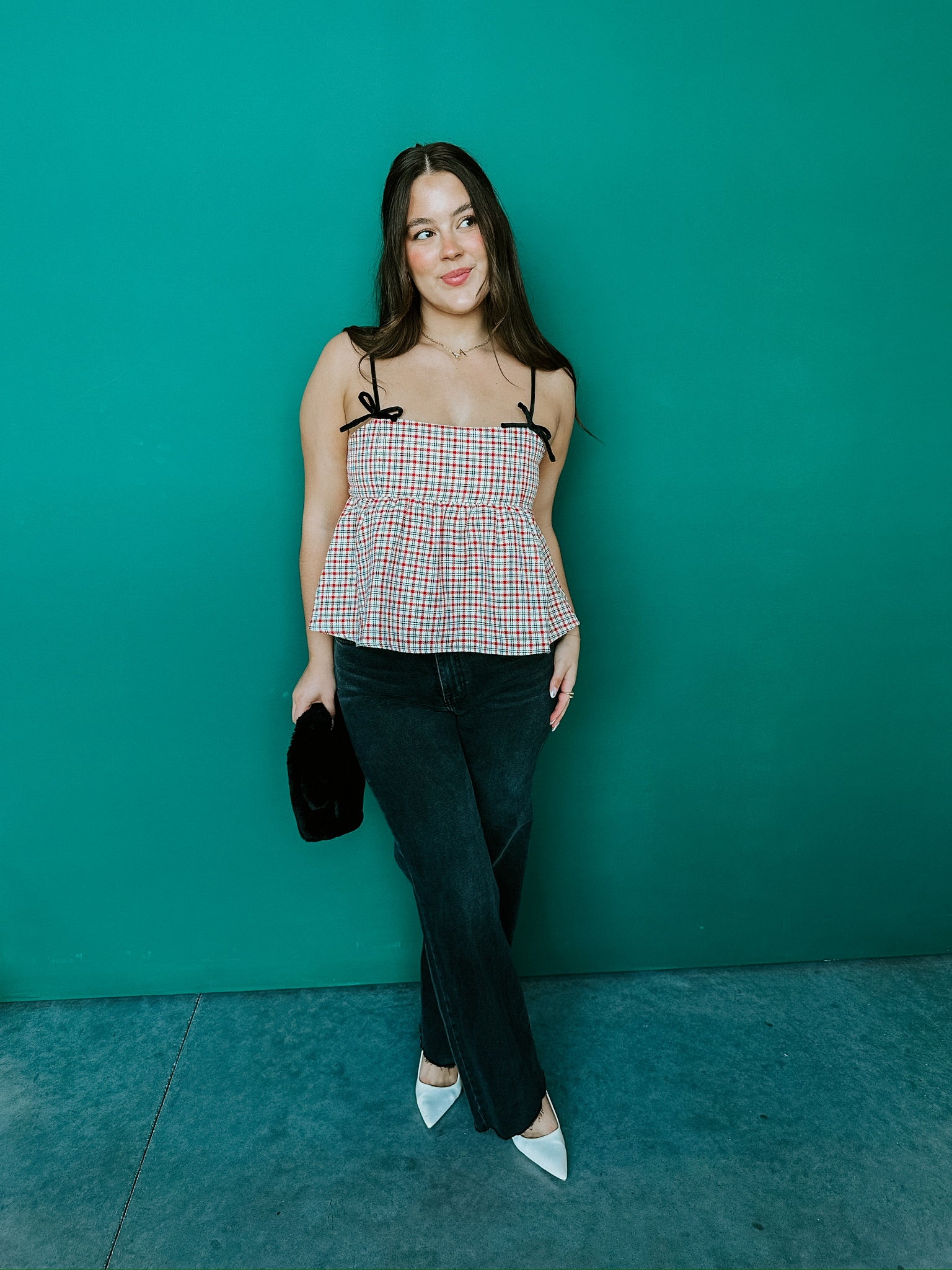 Carol Tweed Peplum Top – Mauve Clothing Boutique