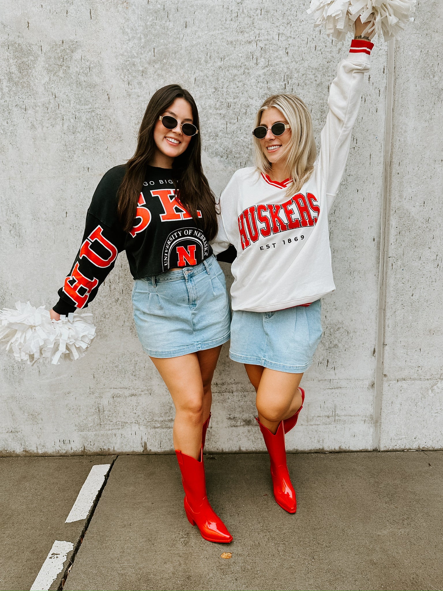 Nebraska Split Cropped Long sleeve