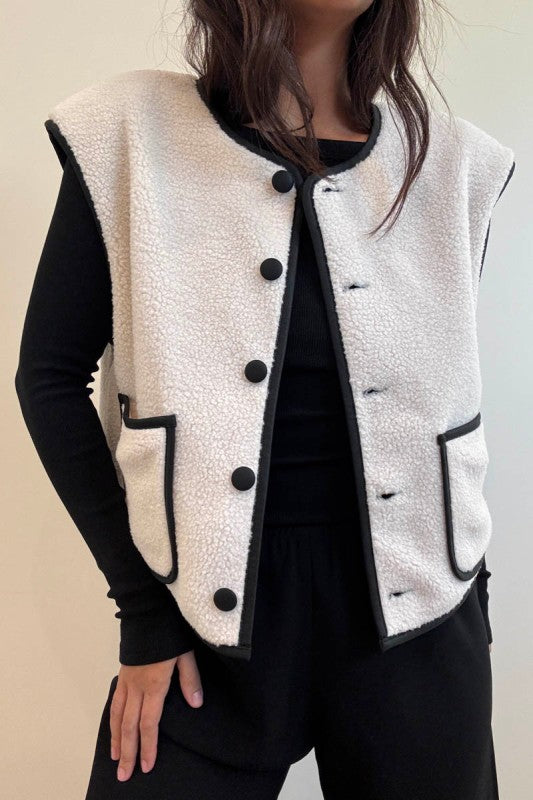 Wesley Sherpa Reversible Vest