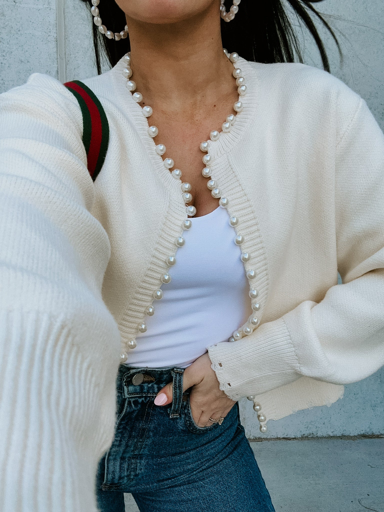 Camille Pearl Cardigan