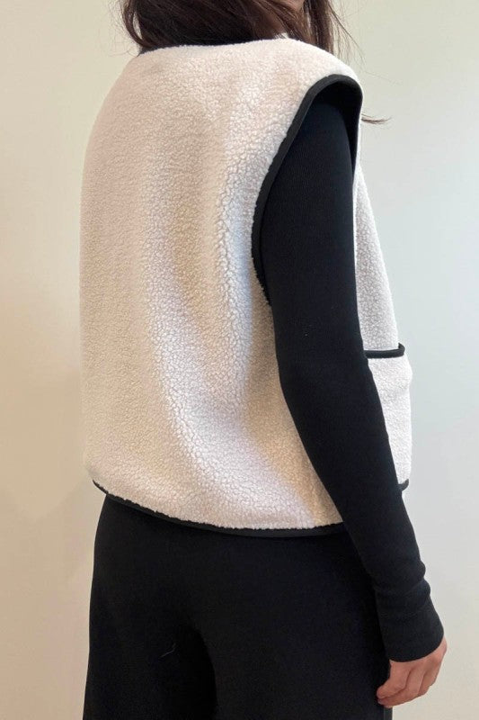 Wesley Sherpa Reversible Vest