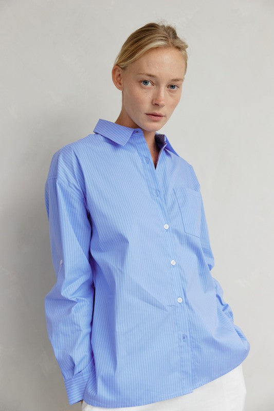 Annalise Stripe Button Down