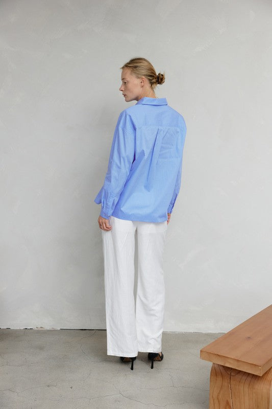 Annalise Stripe Button Down