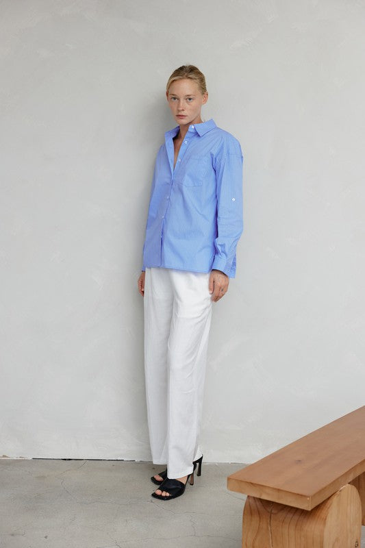 Annalise Stripe Button Down
