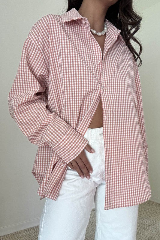 Kimberly Gingham Button Down