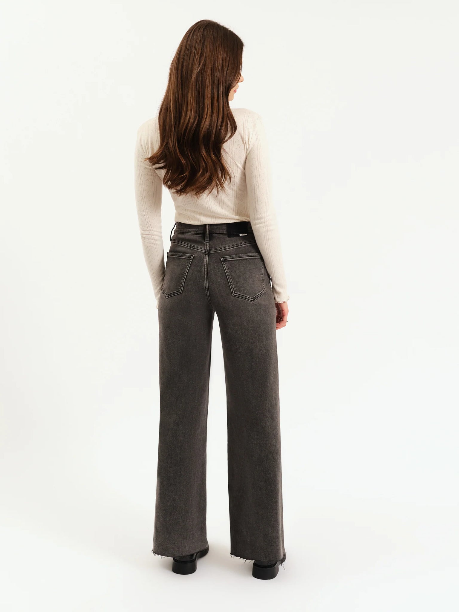 Far Out High Rise Denim- Faded Black