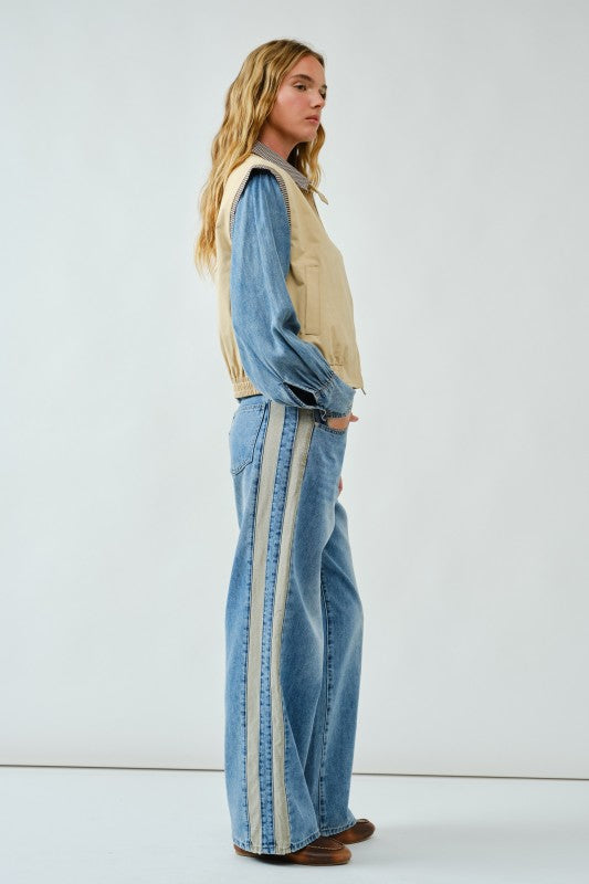 Chelsie Double Collar Vest