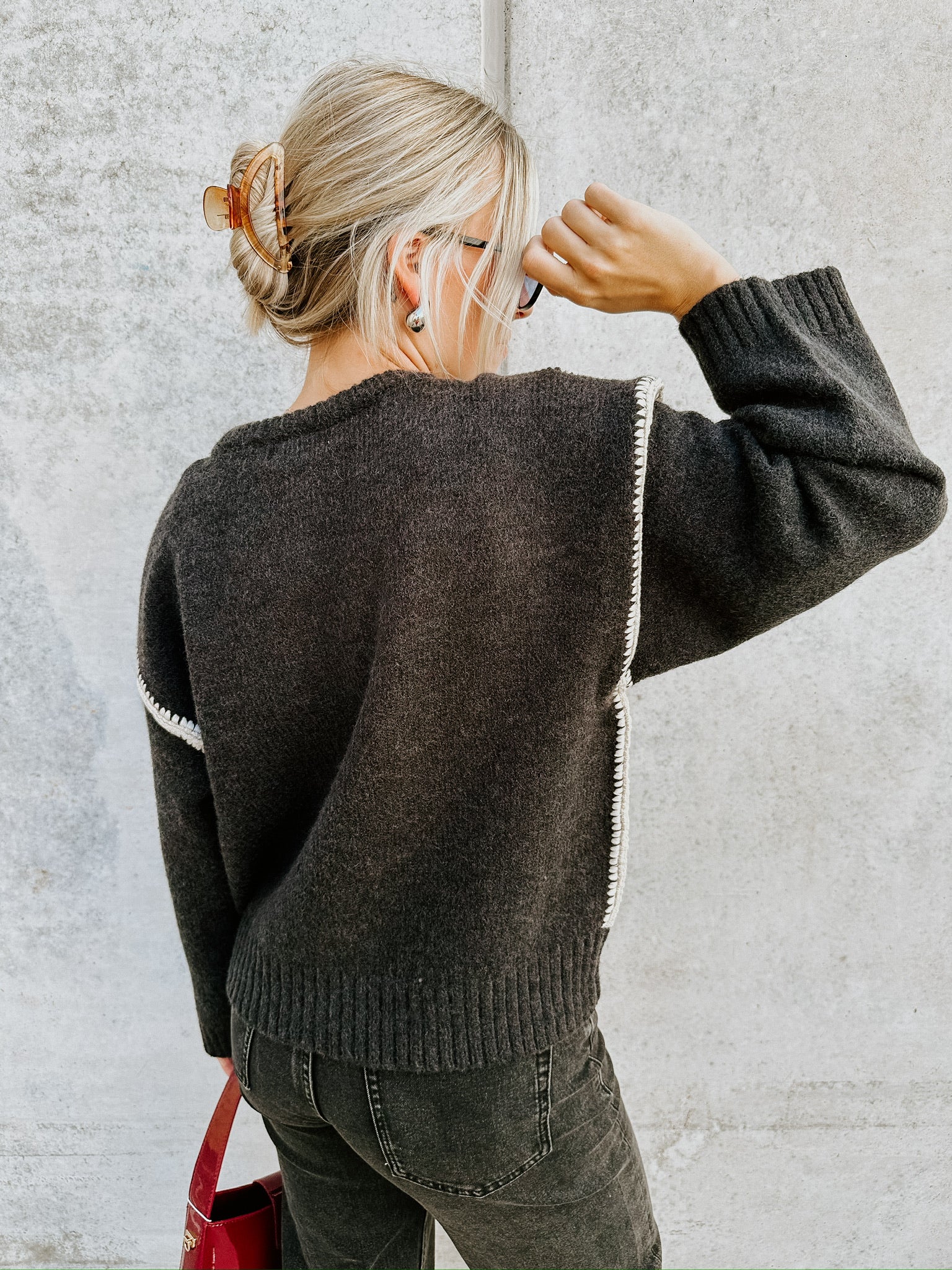 Charlie Charcoal Sweater