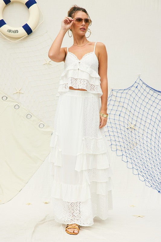 Ella Eyelet top