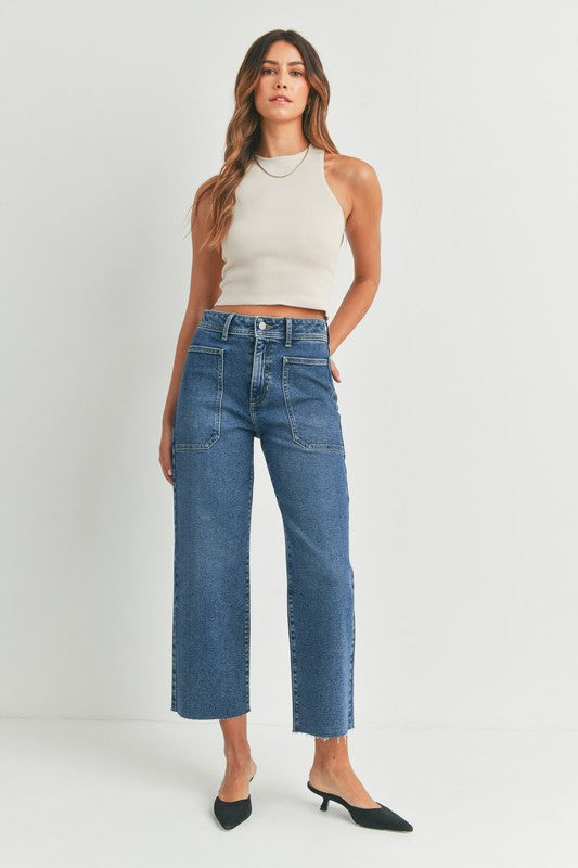 Utility Wide Leg Denim