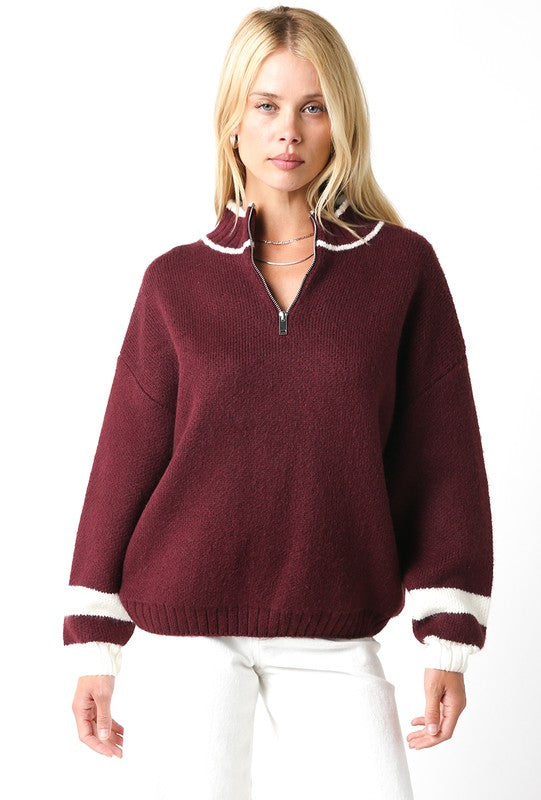 Audrey Half-Zip Sweater