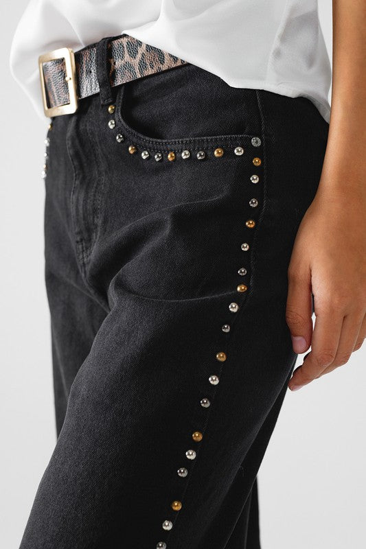 Sloane Studded Denim