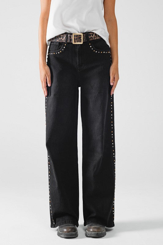 Sloane Studded Denim