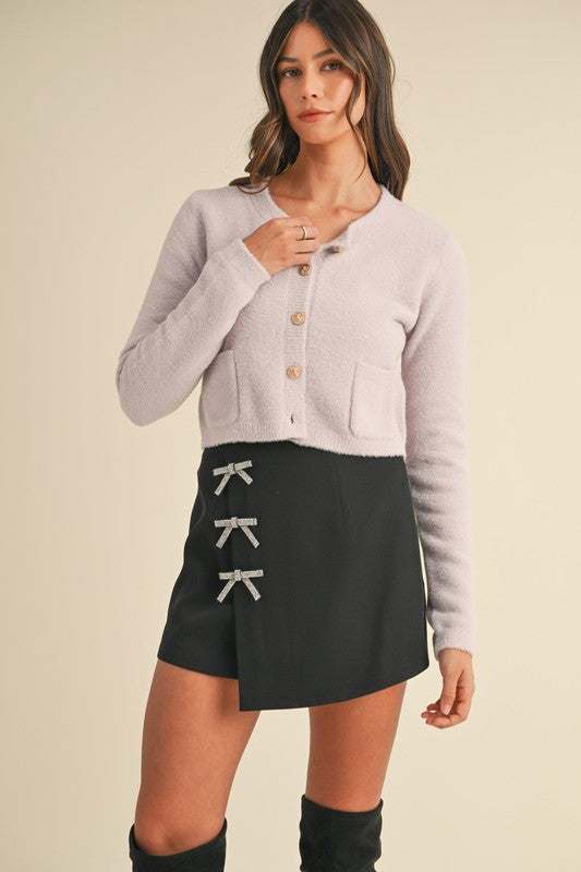 Layla Lavender Cardigan Set