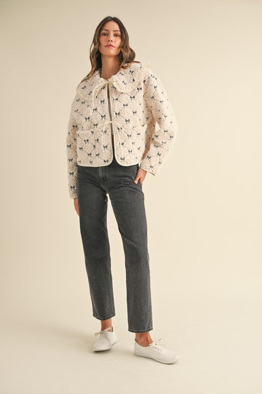 Bailey Bow Embroidered Jacket