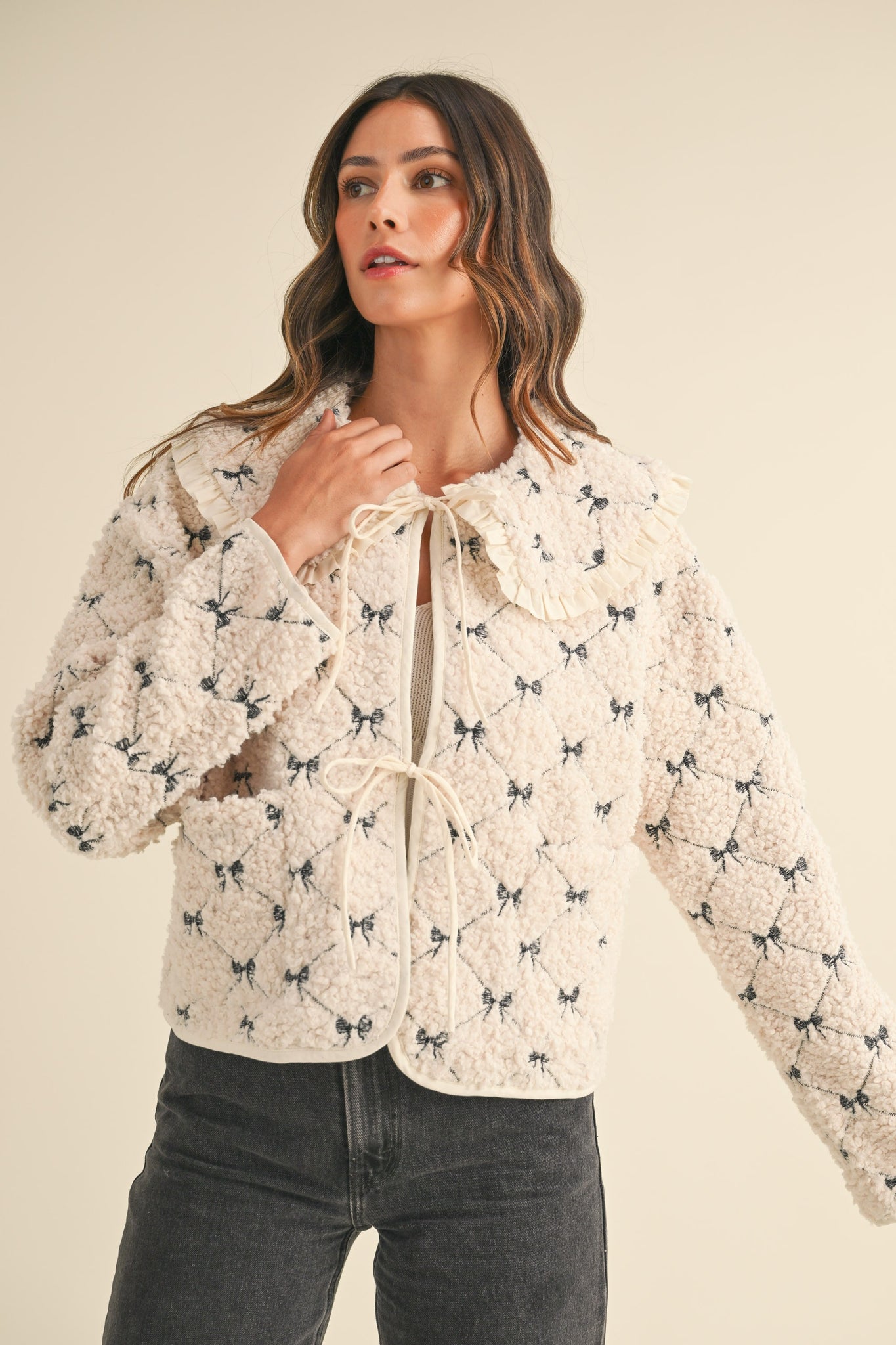 Bailey Bow Embroidered Jacket