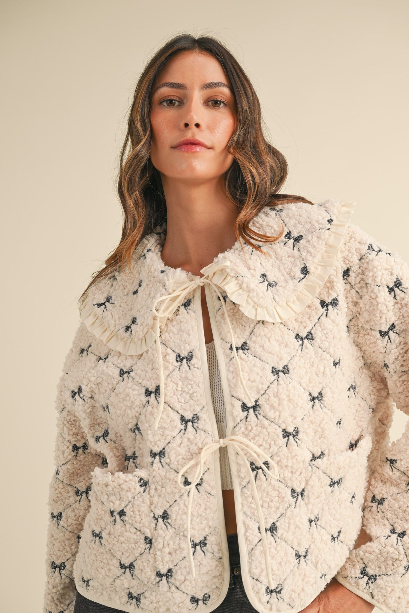 Bailey Bow Embroidered Jacket