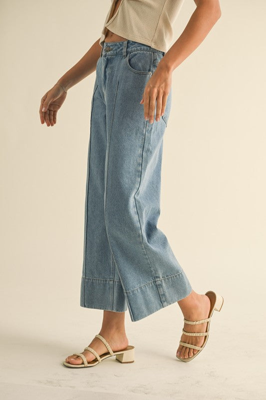 Wendy Wide Hem Denim
