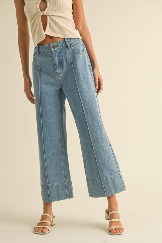 Wendy Wide Hem Denim