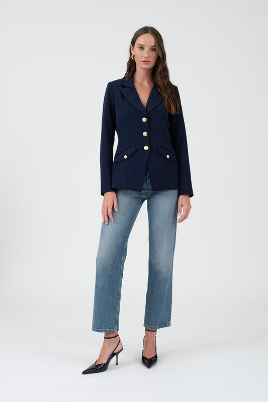 Nicole Navy Blazer