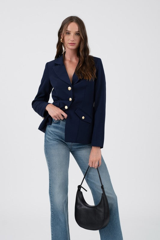 Nicole Navy Blazer