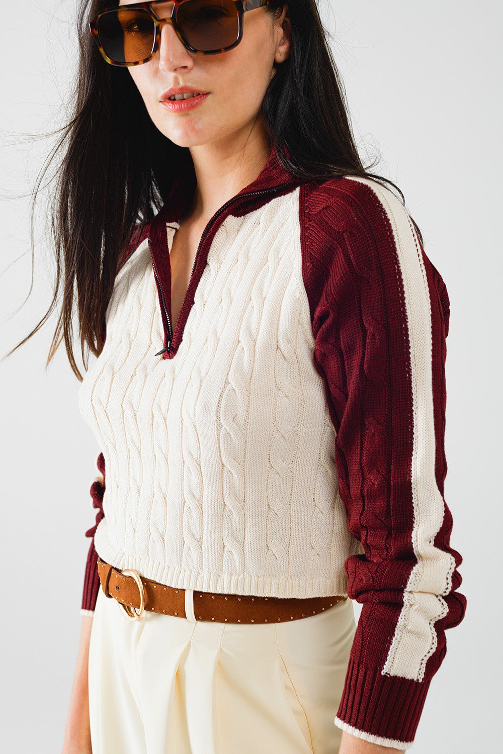 Veronica Half-Zip Sweater