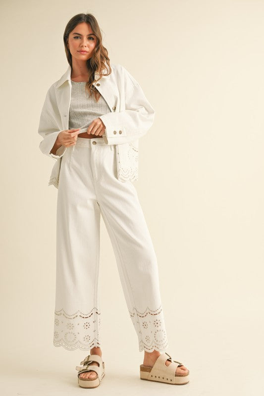 Elsie Embroidered Pant