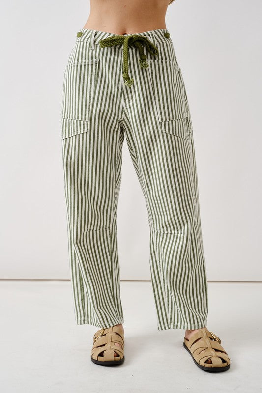 Oliver Stripe Barrel Denim