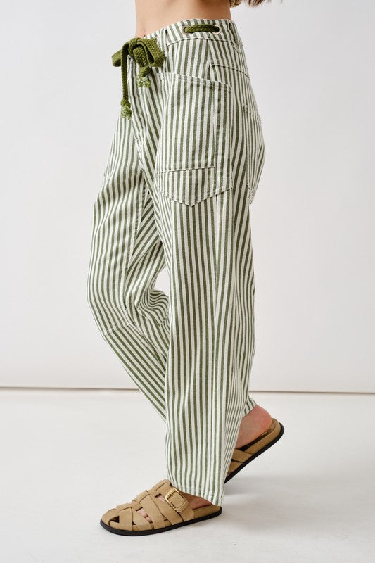Oliver Stripe Barrel Denim