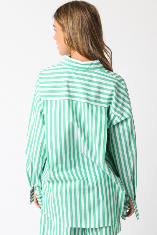 Gabby Stripe Button Down