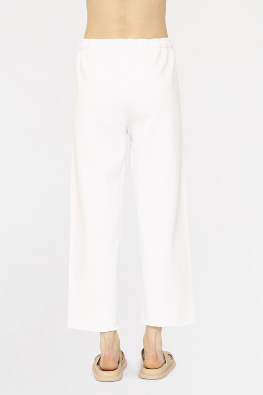 Sydney Wide-Leg Pant- White