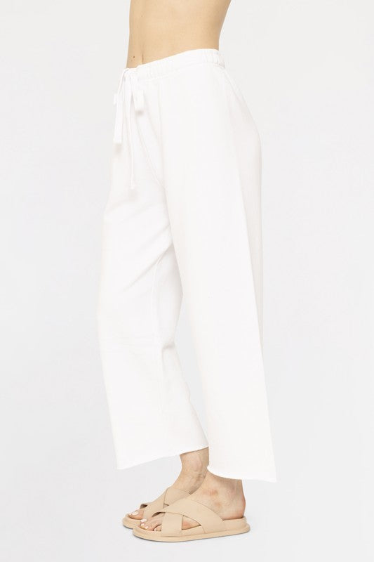 Sydney Wide-Leg Pant- White