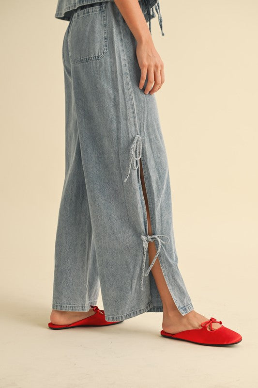 Maggie Tie Denim Pant