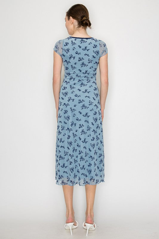 Bri Floral Lace Midi