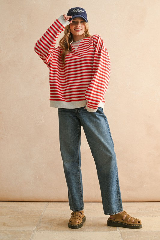 Amber Stripe Pullover