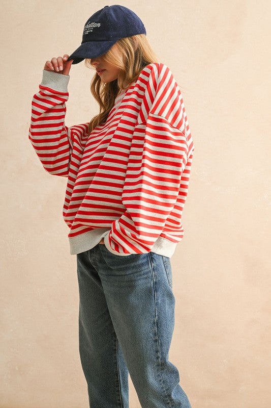 Amber Stripe Pullover