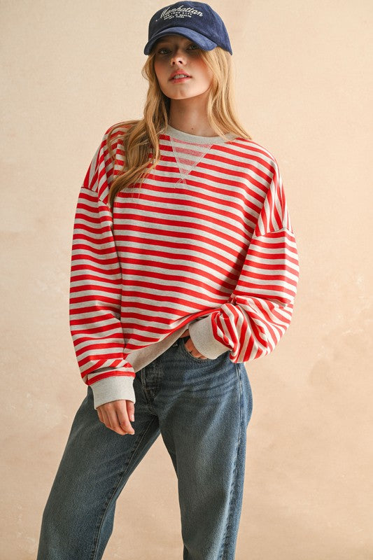 Amber Stripe Pullover