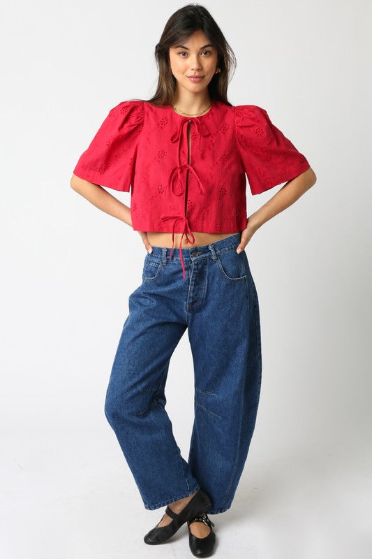 Julia Tie Top