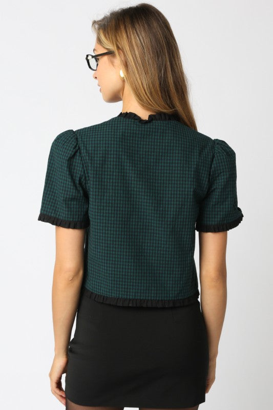 Tara Checkered Top