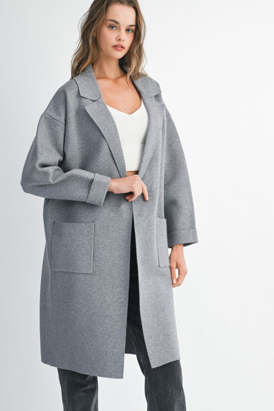 Olivia Knit Trench Coat