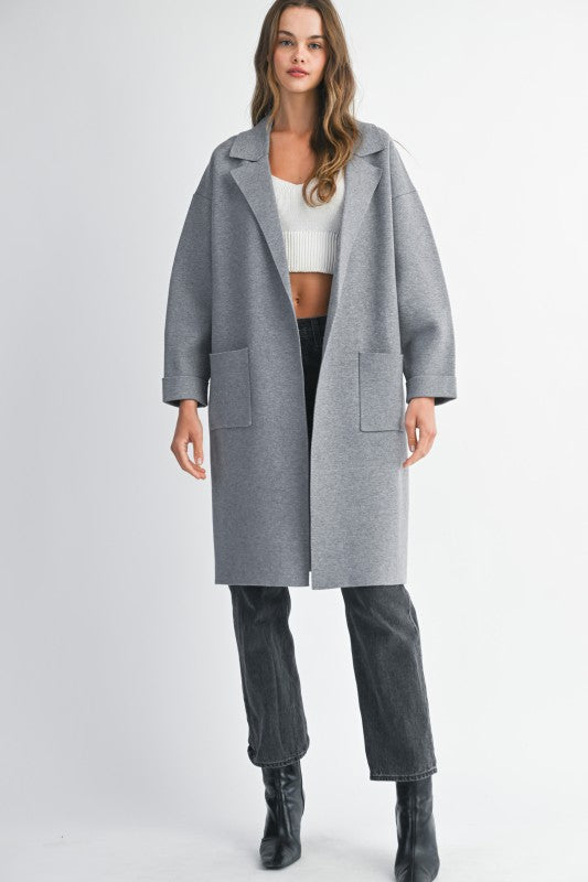 Olivia Knit Trench Coat