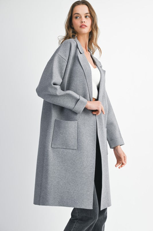 Olivia Knit Trench Coat