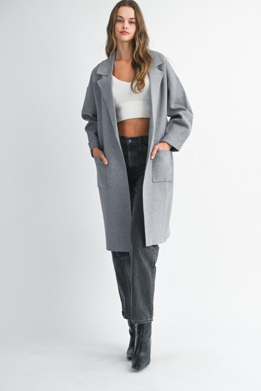 Olivia Knit Trench Coat