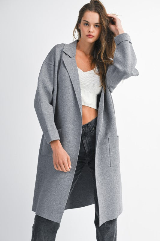 Olivia Knit Trench Coat