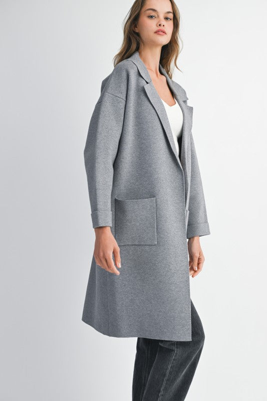 Olivia Knit Trench Coat