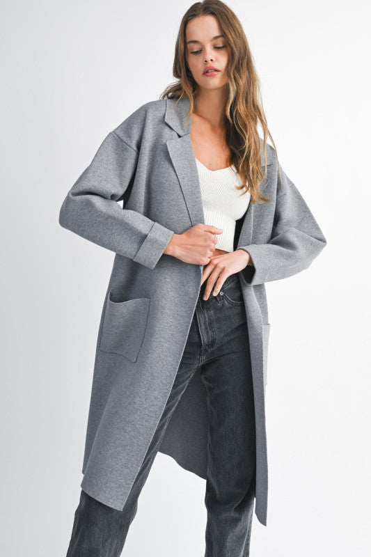 Olivia Knit Trench Coat