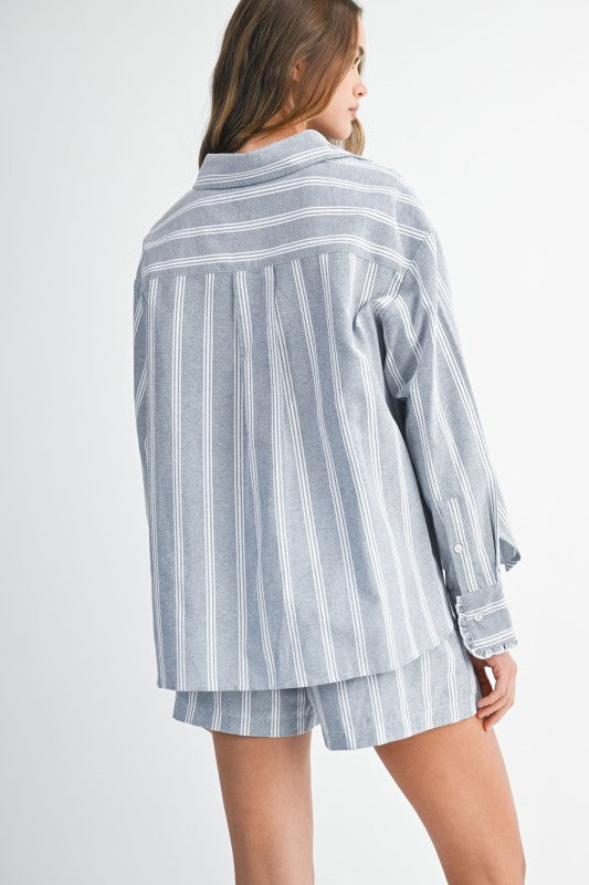Parker Pinstripe Set