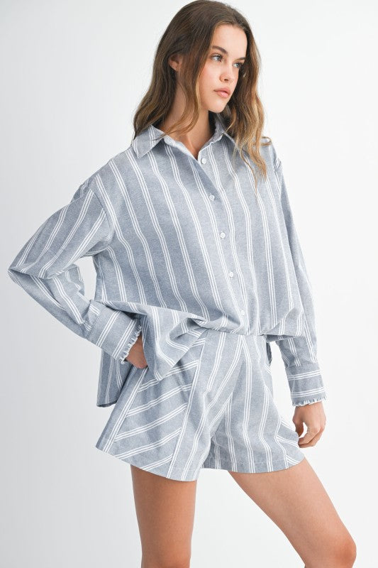 Parker Pinstripe Set