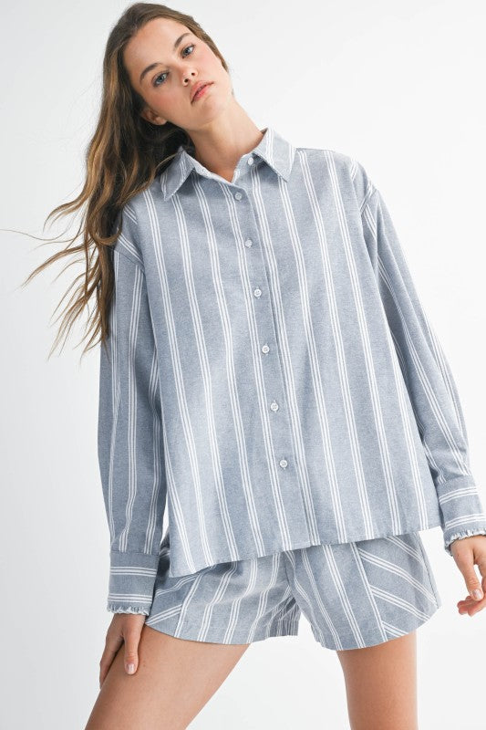 Parker Pinstripe Set