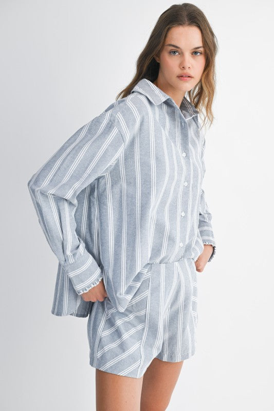 Parker Pinstripe Set